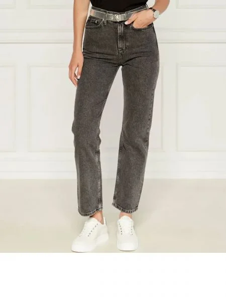 CALVIN KLEIN JEANS Blugi | Straight fit gri