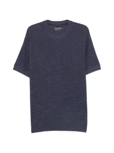 Tricou polo Marc O'polo tricotate albastru