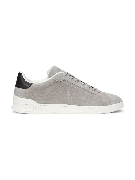 Polo Ralph Lauren sneakers din piele intoarsă Hrt Crt Ii gri