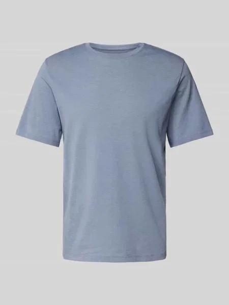 T-shirt z prążkowanym okrągłym dekoltem Jack & Jones