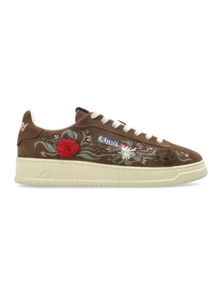 Sneakersy Autry brązowe