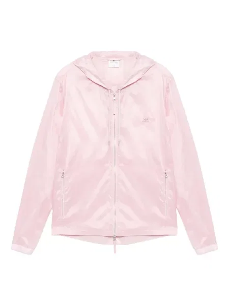 Wiatrówka Courreges z kapturem różowa