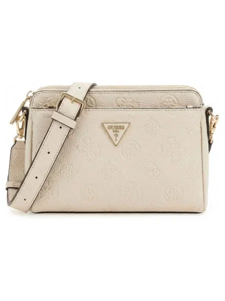 Guess Kabelka Cresidia II Mini Écru biela
