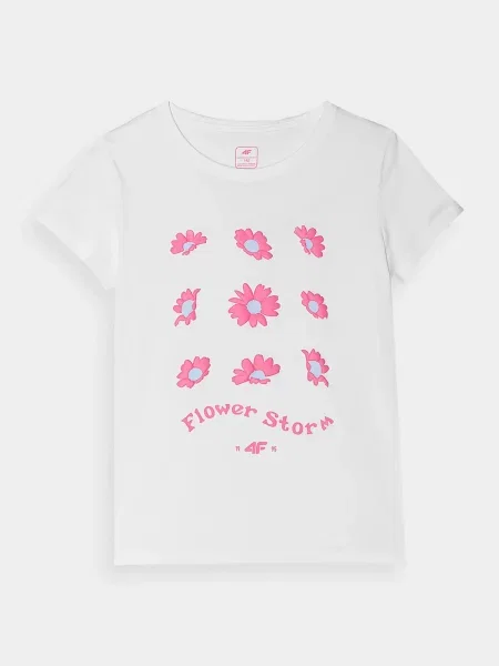 Tricou copii 4f alb
