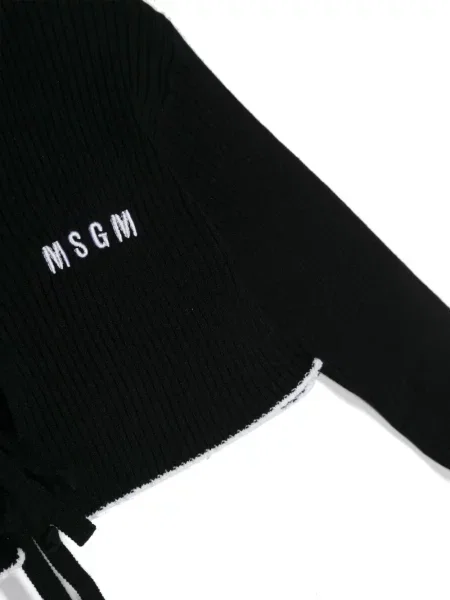 Kardigan dziecięcy Msgm czarny