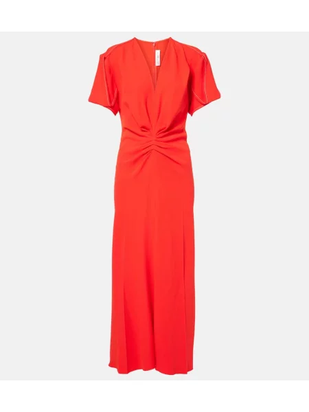 Rochie maxi Victoria Beckham de costum roșu