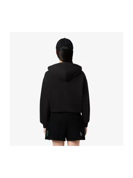 Lacoste Majica dugih rukava Oversize crna