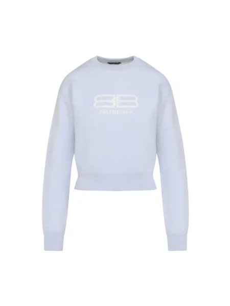 Krótka bluza Balenciaga niebieska