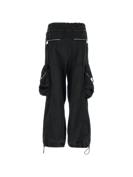 Pantaloni cargo The Attico negru