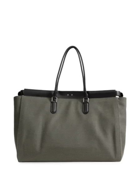 Τσάντα Fendi Peekaboo με σχέδιο με ρίγες τίγρη πράσινο