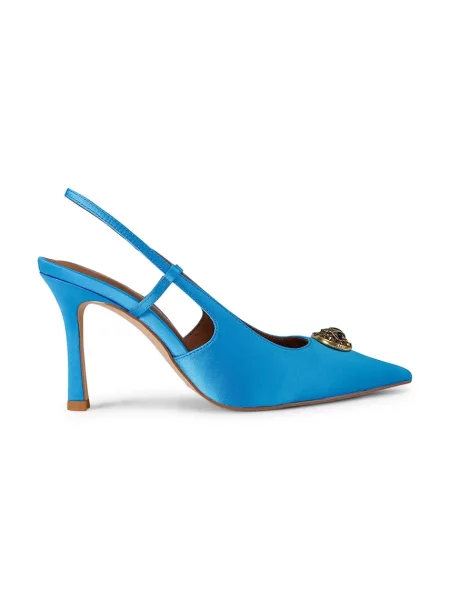 Kurt Geiger London pantofi cu stiletto Chelsea Point Slingback albastru