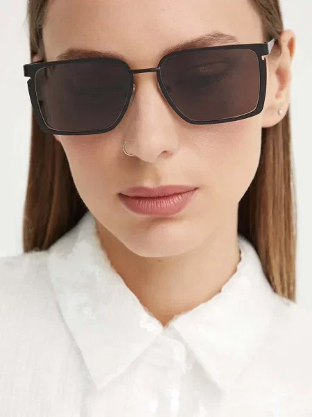 Off-White ochelari de soare femei negru alb