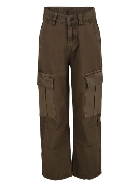 Spodnie cargo dziecięce Timberland zielone