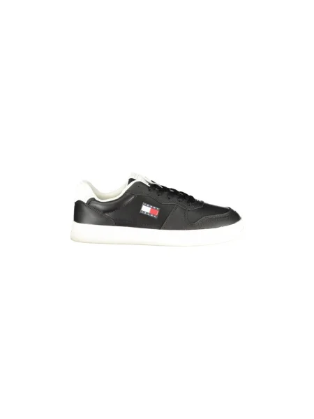Teniși Tommy Jeans cu toc jos alb