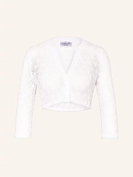 Walldorff Bluzka Bawarska Z Rękawami weiss biała