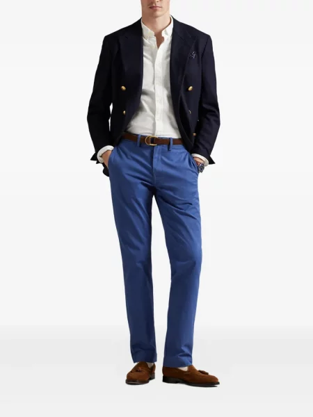 Μικρός κασκέτο Polo Ralph Lauren με χαμηλή μέση υφαίνω διαγωνίως πράσινο