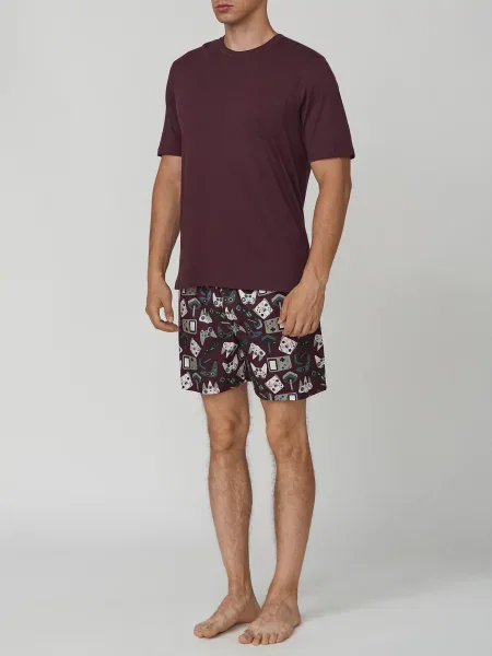 Пижама Cyberjammies бордовая