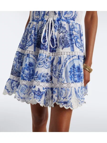 Rochie Camilla de mătase cu imagine