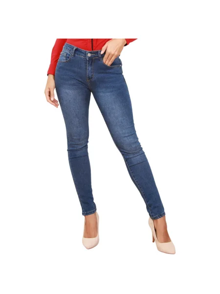 Blugi La Modeuse albastru