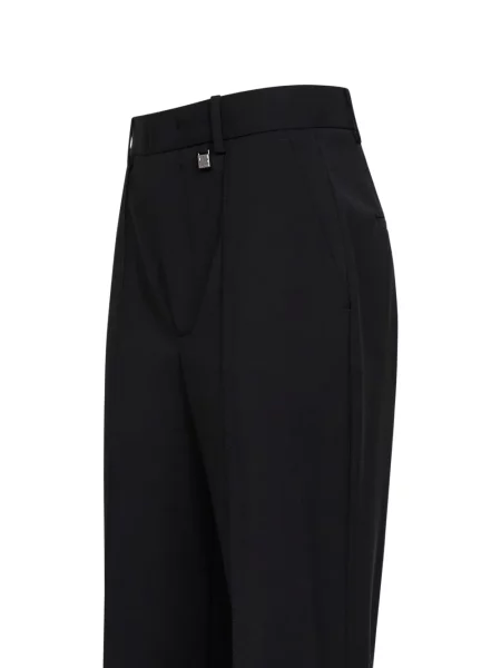 Pantaloni Giuseppe Di Morabito plisate evazate negru