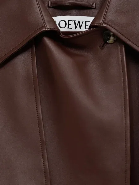 Geanta de piele Loewe maro