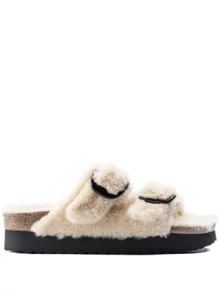 Ursuleț de pluș sandale Birkenstock din piele de oaie