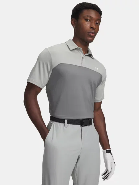 Tricou polo Under Armour gri