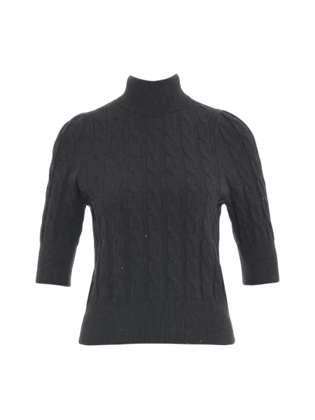 Sweter z golfem Kaos szary