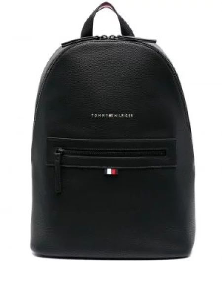 Rucsac Tommy Hilfiger din piele negru