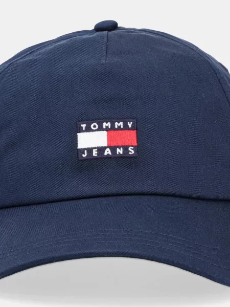 Tommy Jeans Čiapka HERITAGE námornícka modrá