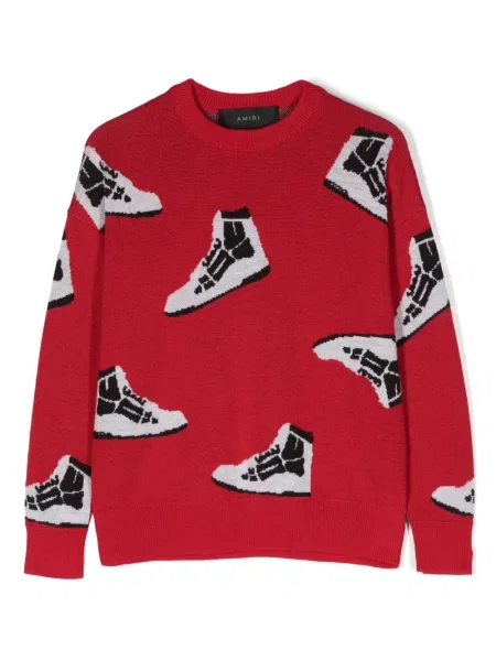 Sweter dziecięcy Amiri czerwony