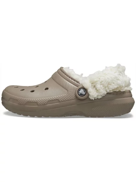 Fleecová klasická fleecová mikina Crocs hnedá