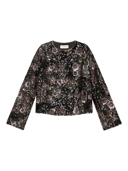 Geacă Maliparmi cu paiete negru