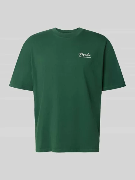 Krój oversized fit t-shirt z detal z logo model Morcote' Pegador