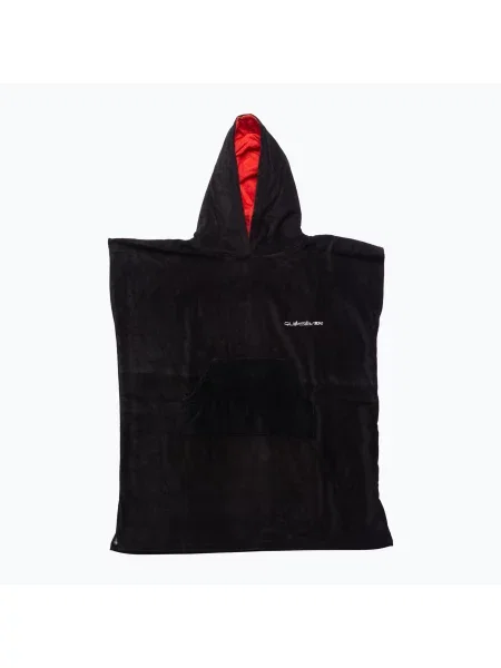 Детско пончо Quiksilver Hoody черно