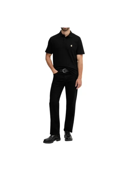 Koszulka polo Roberto Cavalli czarna