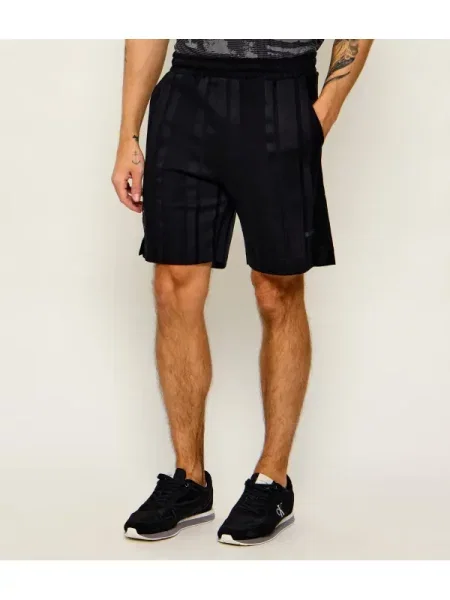 BOSS GREEN Pantaloni scurți JT_BB BC Lux Huxley negru