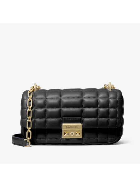 Кожена чанта MICHAEL Michael Kors черно