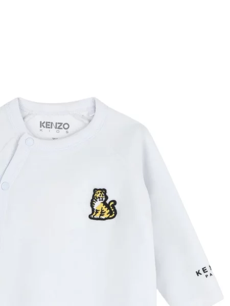 Piżama dziecięca Kenzo biała