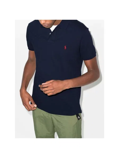 Polo Ralph Lauren polo granatowy gładki niebieska