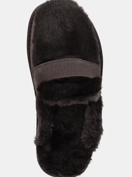 Замшевые тапочки Answear.lab коричневые
