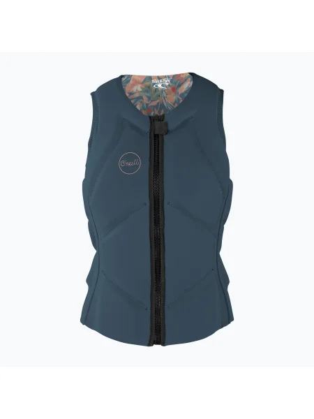 Vestă de protecție pentru femei O'Neill Slasher B Comp copen/blue/painted tropic albastru