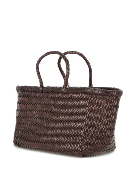 Geantă shopper Dragon Diffusion din piele maro