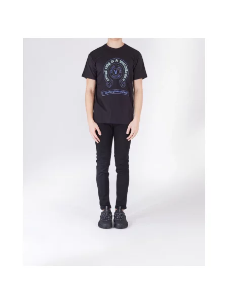 Koszulka Versace Jeans Couture czarna