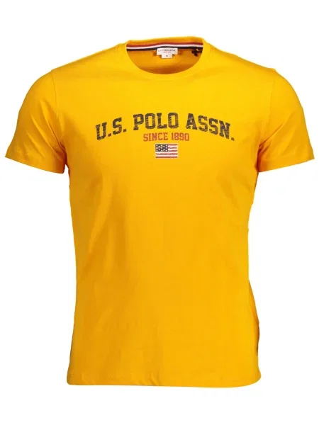 Polo U.s. Polo Assn. cu mâneci scurte portocaliu
