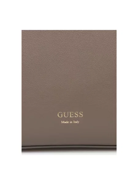 Guess torebka skórzana FLORENCE HWFLNC brązowy