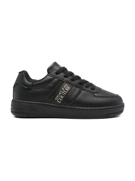 Sneakersy Versace Jeans Couture skórzane czarne