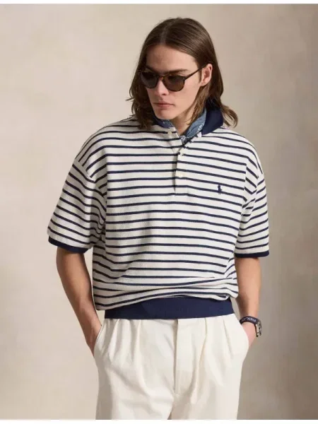 Tricou polo Polo Ralph Lauren alb