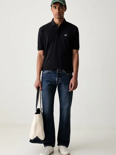 Tricou polo Armani Exchange