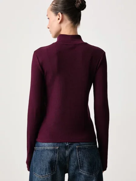 Tommy Jeans Bluzka Essential fioletowy